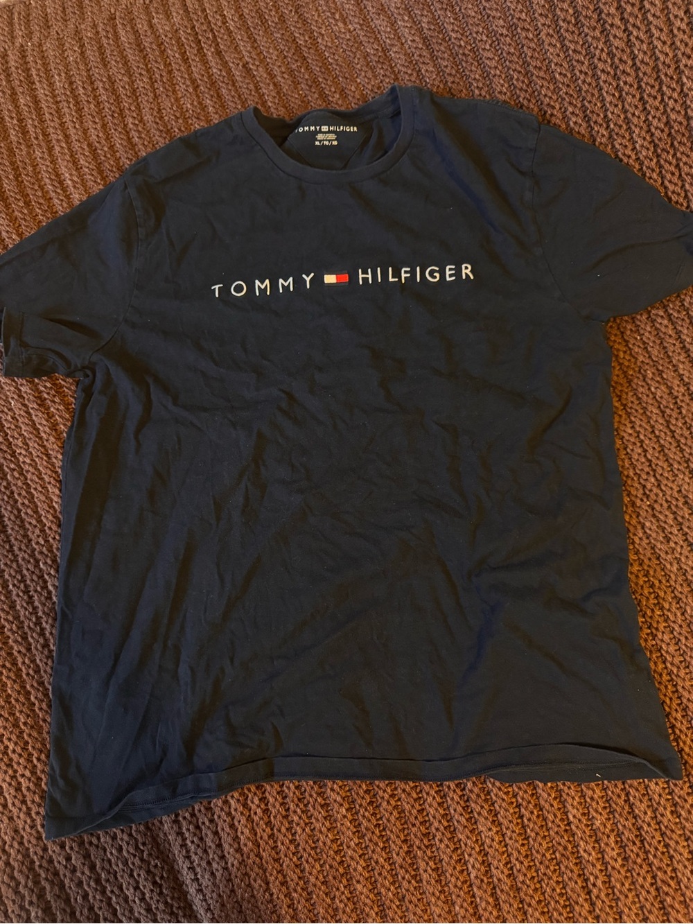 Tommy Hilfiger blue Short-Sleeve Logo Tee